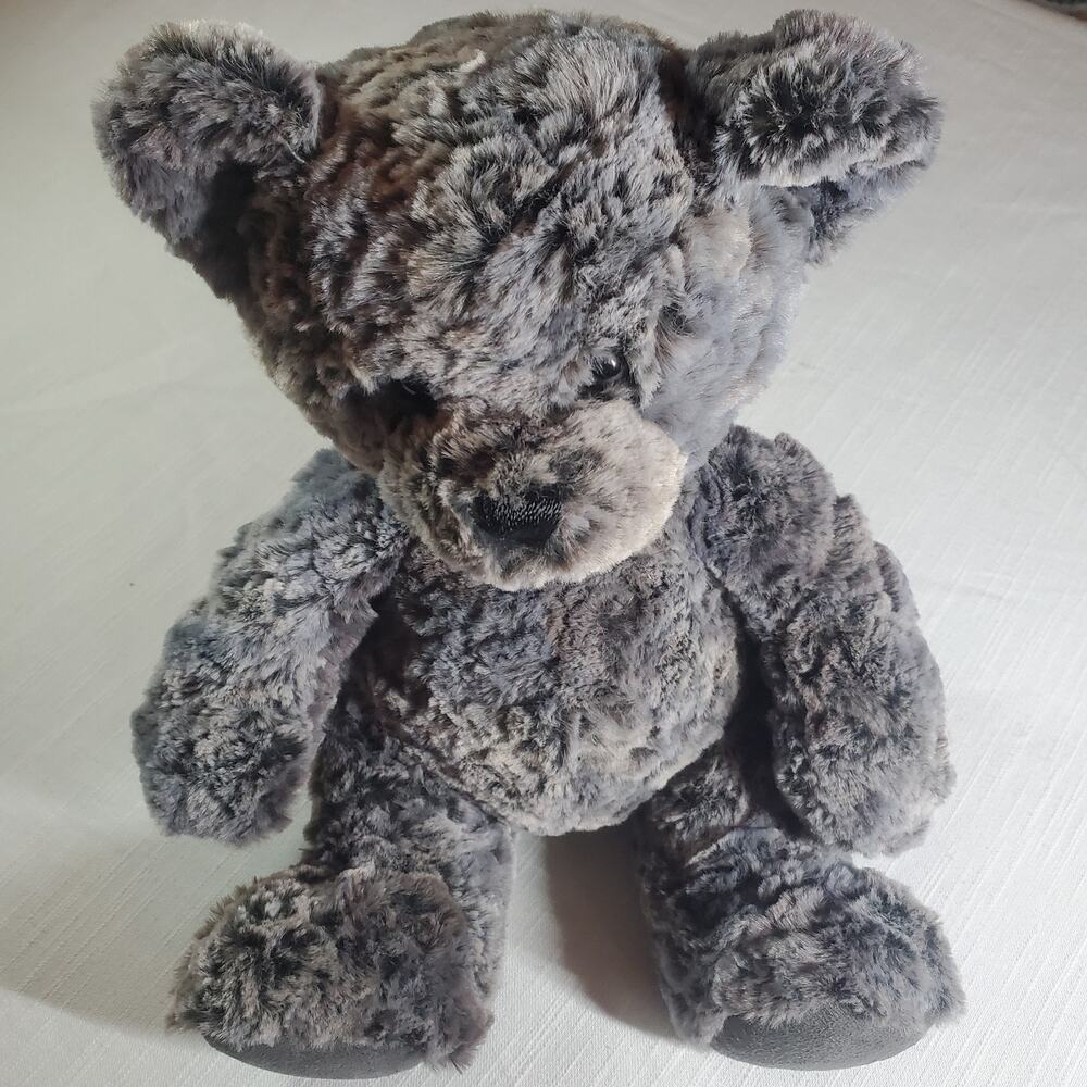 Aurora Bethany Teddy Bear Plush Gray 11" Stuffed Animal Soft Cuddly Toy Small